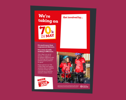 70k in May editable poster - Get involved thumbnail