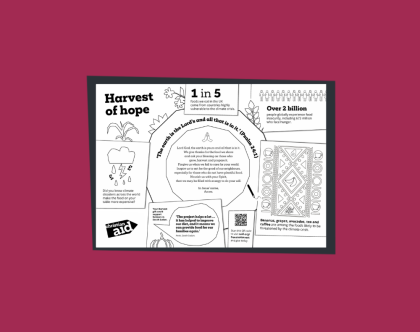 Harvest of Hope placemat thumbnail