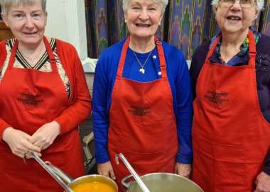 Soup lunch in donegal to support Christian Aid Week
